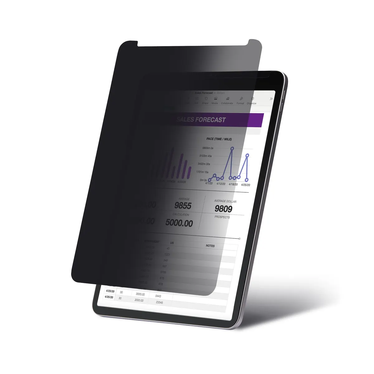 Startech.com 11IP-PRIVACY-SCREEN iPad Pro 11" keret nélküli betekintésvédő fólia 60% fényáteresztés 30° #1
