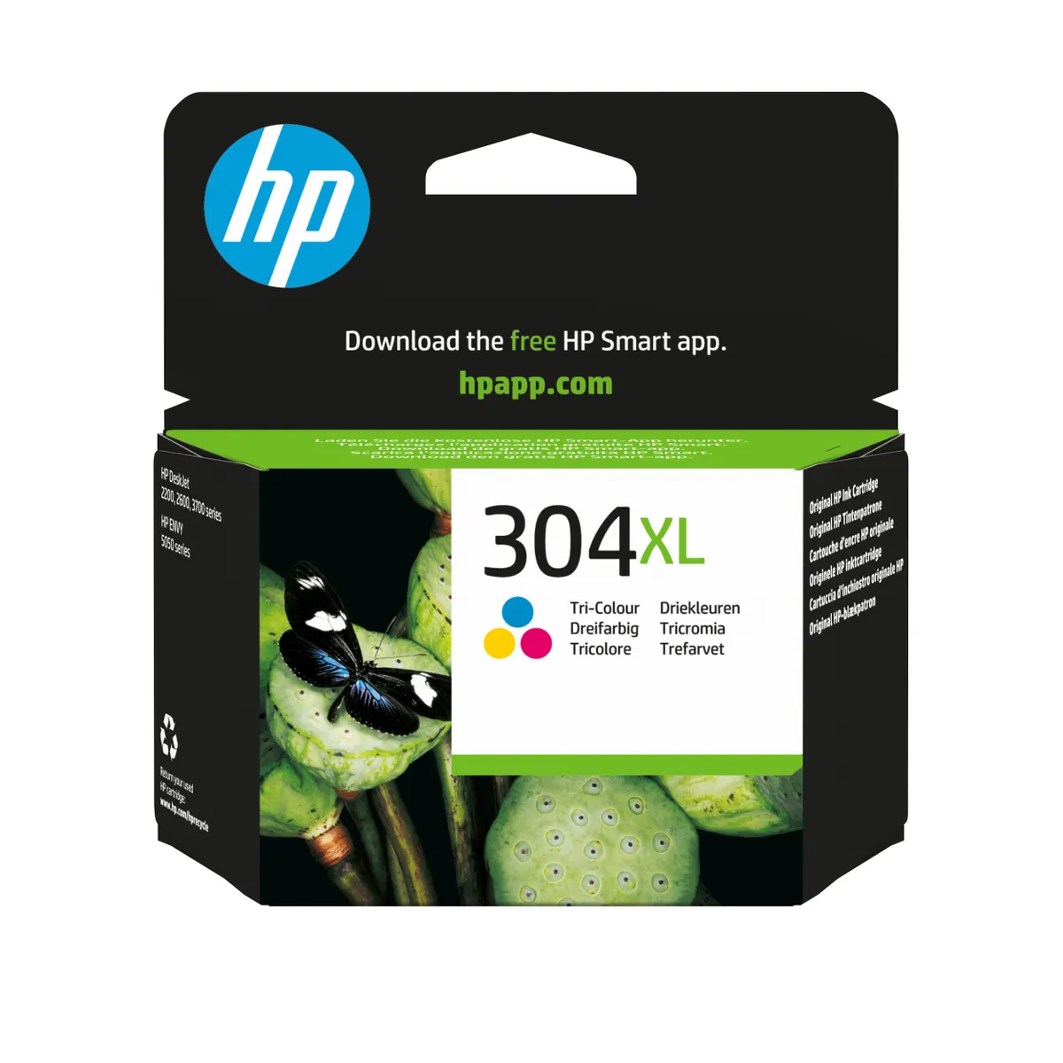 HP Inc. N9K07AE#ABE 304XL háromszínű tintapatron eredeti 7 ml 300 oldal Cián-Magenta-Sárga #1