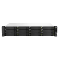 QNAP TS-1264U-RP-8G TS-1264U-RP 8GB DDR4 2x2.5GbE PCIe Gen3 x2 HDMI 1.4b redundáns tápegység 2U rack 12x HDD