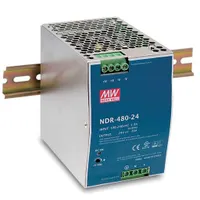 D-Link DIS-N480-48 48VDC DIN sínre szerelhető tápegység 480W 90-264V AC 47-63Hz aktív PFC TS-35-7.5-15 garancia 3 év