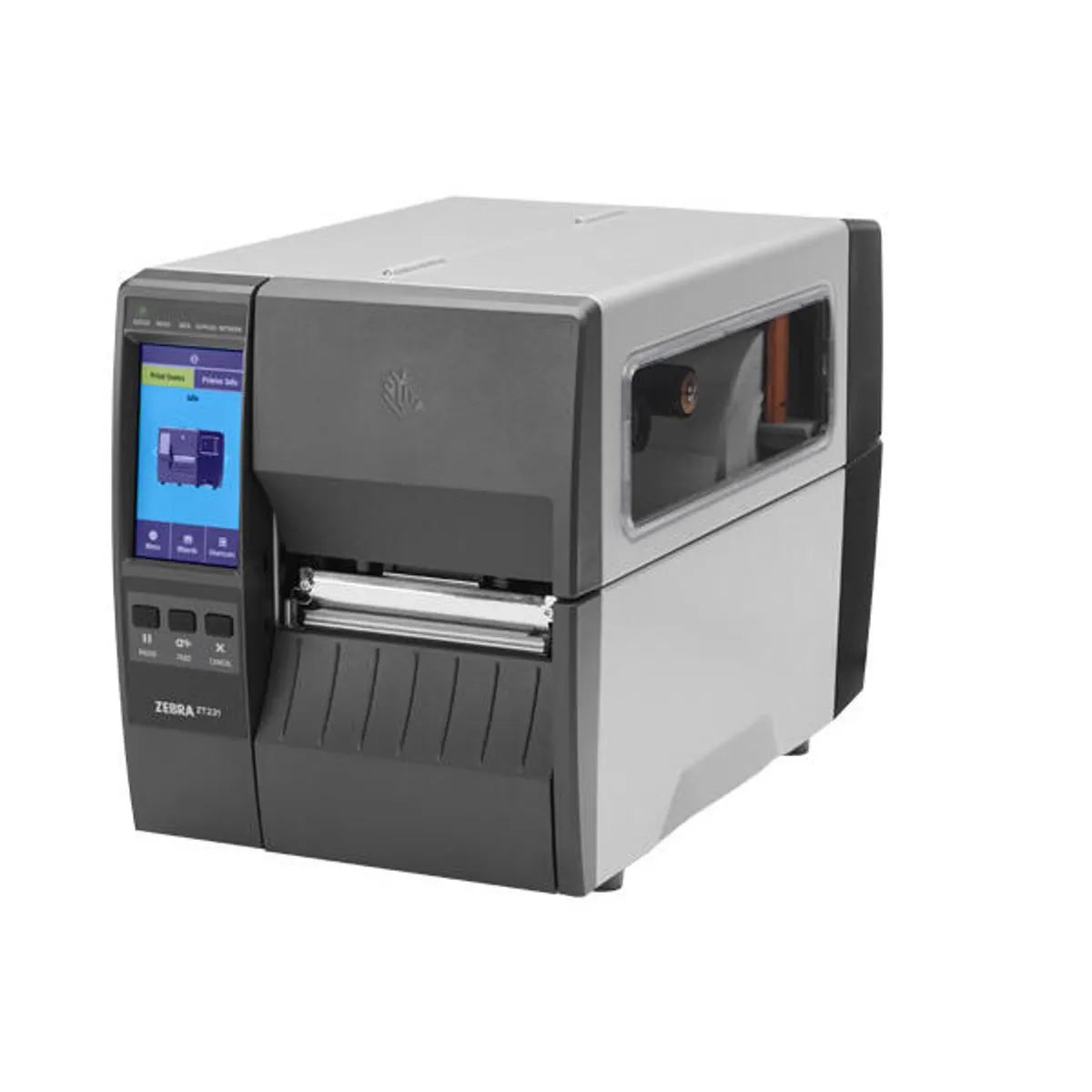 Zebra ZT23143-T0E00CFZ ZT231R 4" 300 dpi termál transzfer RFID Tear #1