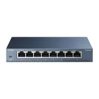 TP-Link TL-SG108 asztali switch 8-portos fém ház Plug and Play QoS 802.1p