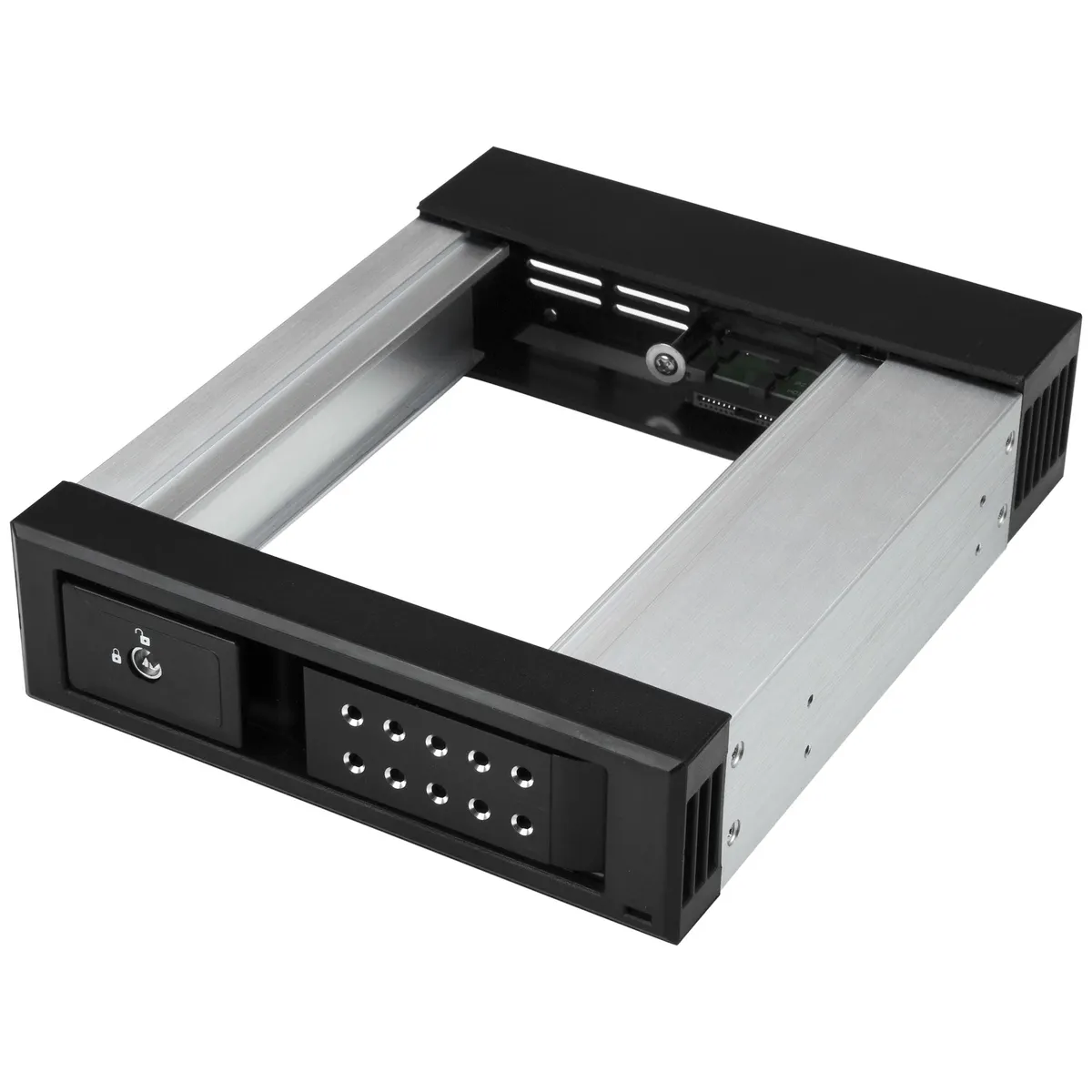 Startech.com HSB1SATSASBA 5.25"-ról 3.5" HDD beépíthető hot swap keret #1