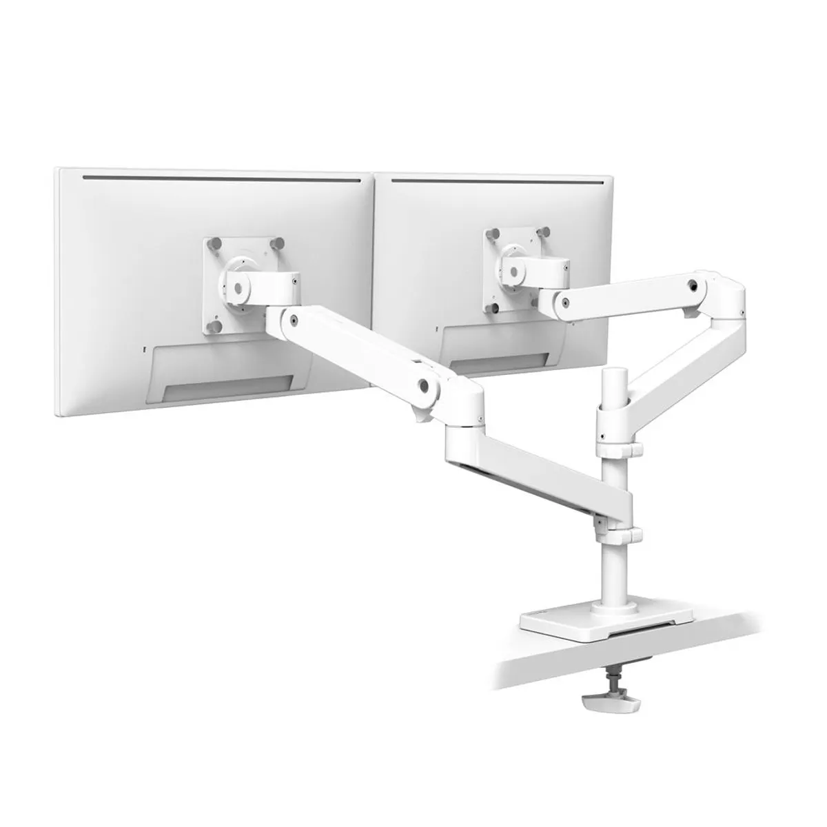 Ergotron 45-710-290 LX Pro Dual Display Arm Grommet Mount súlykapacitás 20 kg; képernyő 24"; VESA 75x75-100x100 mm; magasságállítás; szín Fehér #1