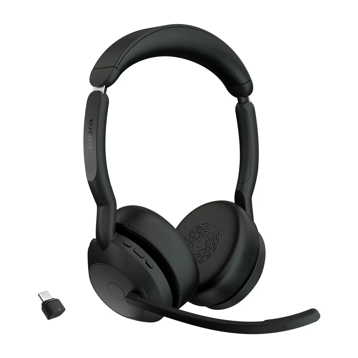 Jabra 25599-989-899 evolve2 55 UC stereo link380c bluetooth headset #1