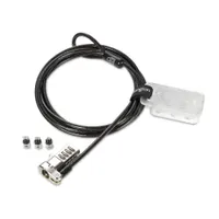 Kensington K62316WW Universal 3 az 1-ben kombinációs laptopzár visszaállítható 10 000 kombináció 1,8 m szénacél kábel