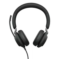 Jabra 24189-989-889 Evolve2 40 SE USB-C UC sztereó fejhallgató fekete ext cord