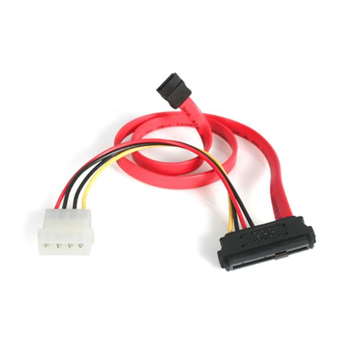 Startech.com SAS729PW18 SAS 29-pin to SATA 15-pin kábel piros 18" #1