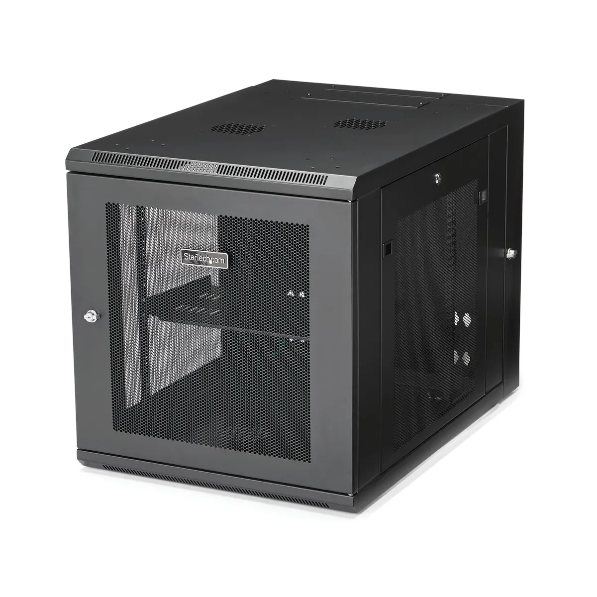 Startech.com RK1232WALHM 12U falra szerelhető hálózati rack 90 kg terhelhetőség biztonsági kulcs kábelvezetés #1