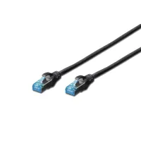 Assmann DK-1531-020BL Cat5e patch kábel 2 m SF-UTP RJ-45 fekete