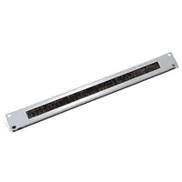 Triton RAB-ZP-X03-A2 19" 1U fésűs kábel rendező panel fekete M6 kosáranya készlet 4 db