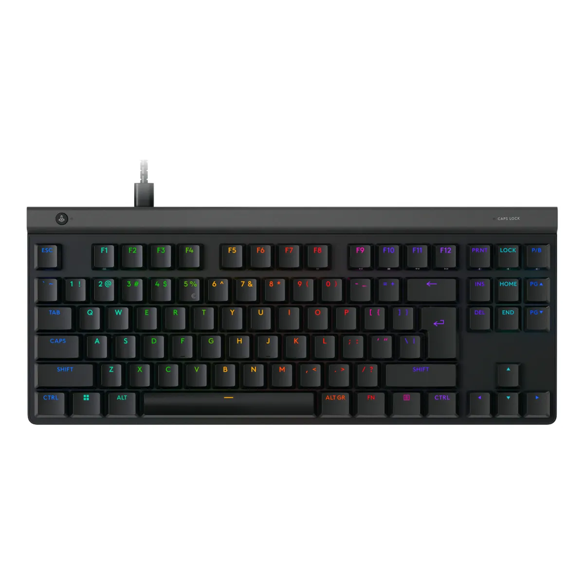 Logitech 920-012872 G515 TKL vezetékes mechanikus billentyűzet alacsony profilú GL kapcsolók 1,3 mm aktiválás LightSync RGB PBT sapkák 1,8 m kábel #1