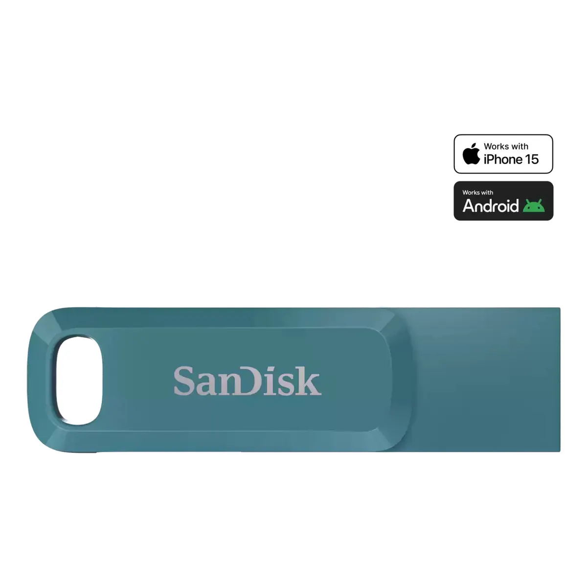 Sandisk SDDDC3-512G-G46NBB ultra dual drive go 512 gb usb-c usb 3.2 gen 1 400 mb/s forgó türkizkék #1