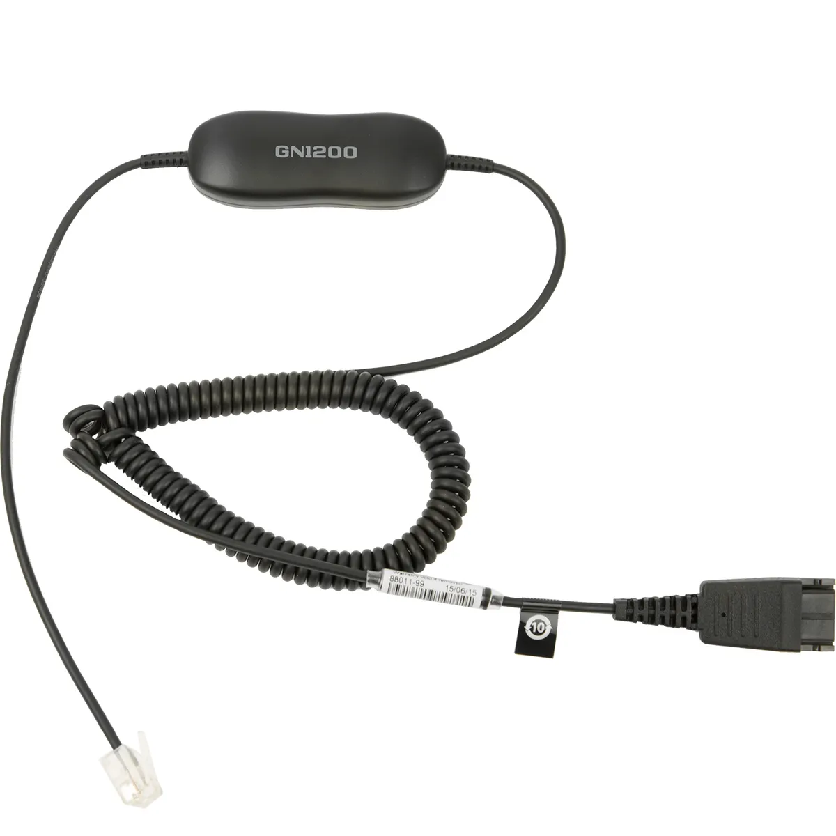 Jabra 88011-99 SMART CORD QD TO RJ10 SPIRAL 0.7 - 2.0M #1