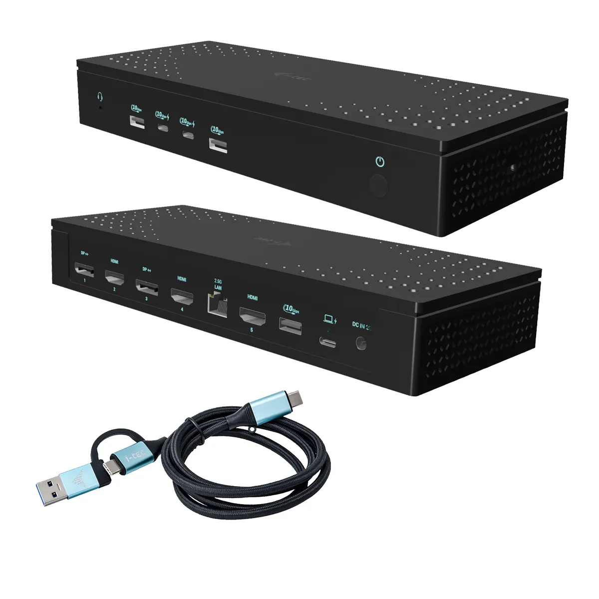 i-tec CA5MONITORDOCKPD monitor dokkolóállomás USB-C PD 100W, 20V 6,5A, Ethernet 2,5 Gbps, 8K Ultra HD #1