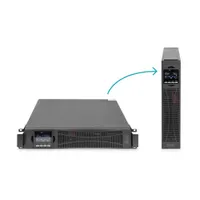Assmann DN-170096 Online UPS 3000 VA és 3000 W 9 AC kimenet C13 és C19 LCD 12 V 9Ah CE