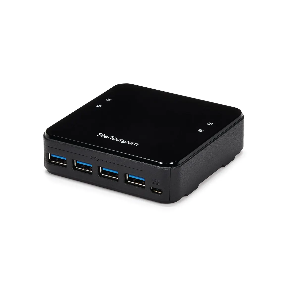 Startech.com HBS304A24A 4x4 usb 3.0 hub switch fekete 5 Gbps #1