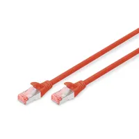 Assmann DK-1644-030/R DIGITUS CAT 6 S-FTP PATCH KÁBEL LSOH CU 3 m vörös RJ-45