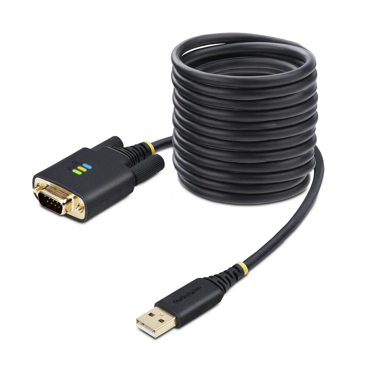 Startech.com 1P10FFC-USB-SERIAL USB-serial kábel USB-A DB9 RS232 3 m fekete #1
