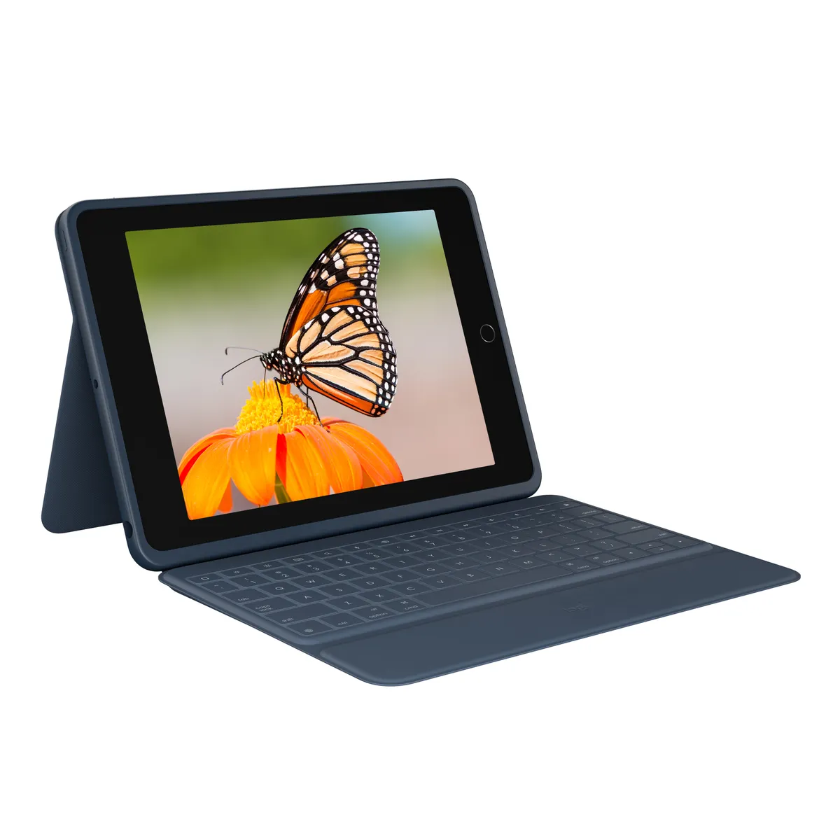 Logitech 920-009656 Rugged Combo 3 német kiosztás kék Smart Connector iPadOS-kompatibilis #1