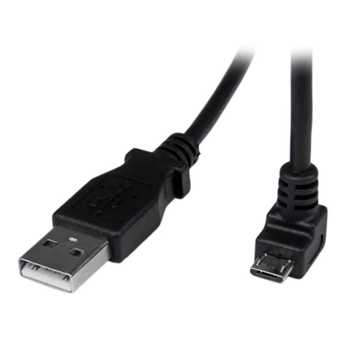 Startech.com USBAUB2MD USB A to Micro-B kábel 2 m USB 2.0 nikkel borítású érintkezők fekete #1