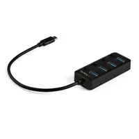 Startech.com HB30C4AIB 4-portos USB-C hub fekete USB 3.2 Gen1 5 Gbps