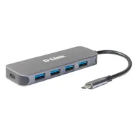 D-Link DUB-2340 USB-C 4-portos USB 3.0 hub PD 60 W
