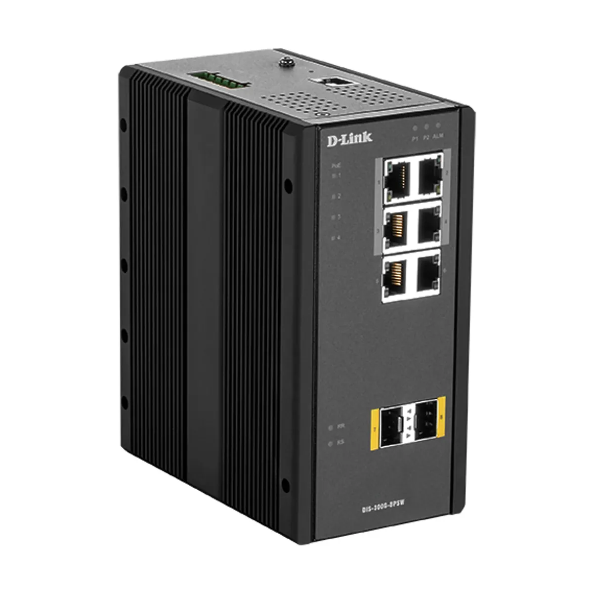 D-Link DIS-300G-8PSW L2 menedzselt kapcsoló 6x1GbE RJ-45 2xSFP PoE 120W IP-30 #1