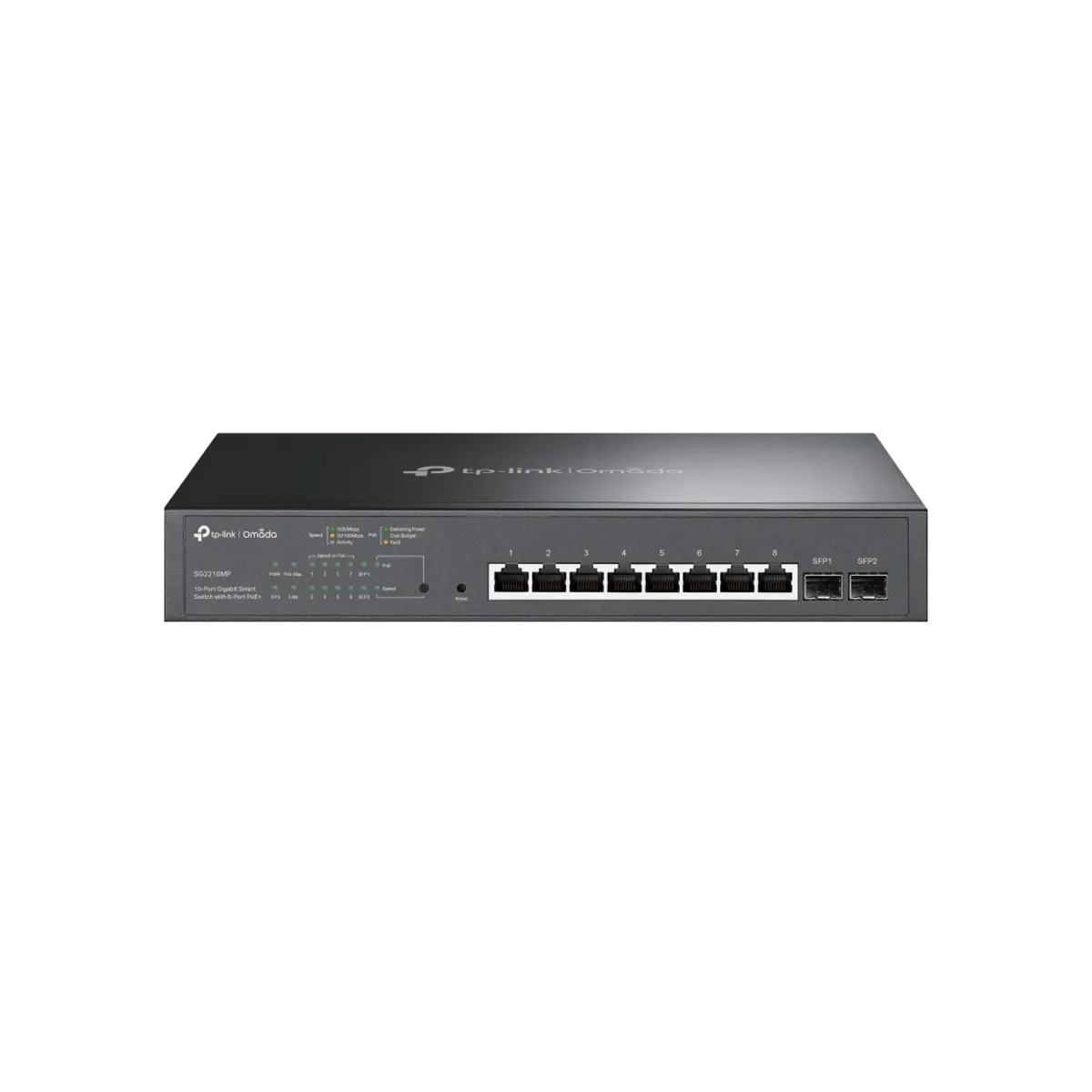 TP-Link SG2210MP Omada 8 PoE Plus portok 2 SFP portok 150 W 20 Gbps #1