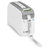Zebra ZD51013-D0ER00FZ zd510 direkt termál csuklópánt nyomtató 300 300 dpi 102 mm per sec ethernet usb zpl ii xml fehér eu-uk tápkábelek