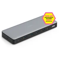 Assmann DA-70918 usb-c dokkolóállomás 13-port 4 usb-a 3 hdmi 2 dp rj45 audió 4k max 150 w 1 m