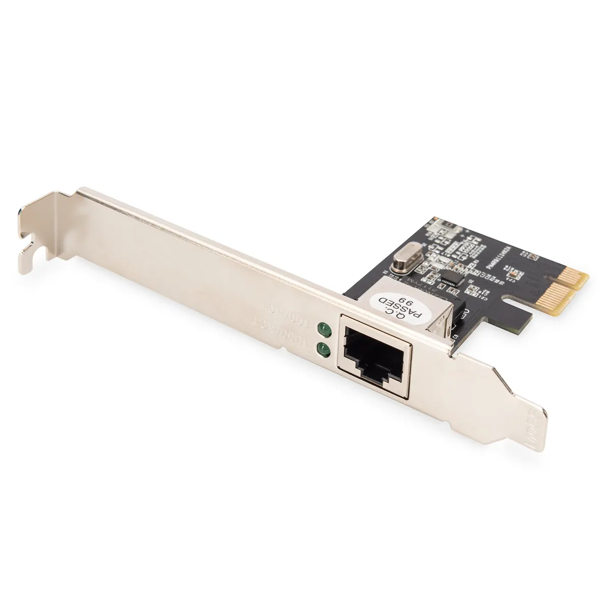 Assmann DN-10130-1 Gigabit ethernet PCIe kártya 32-bit alacsony profilú RTL8111H #1