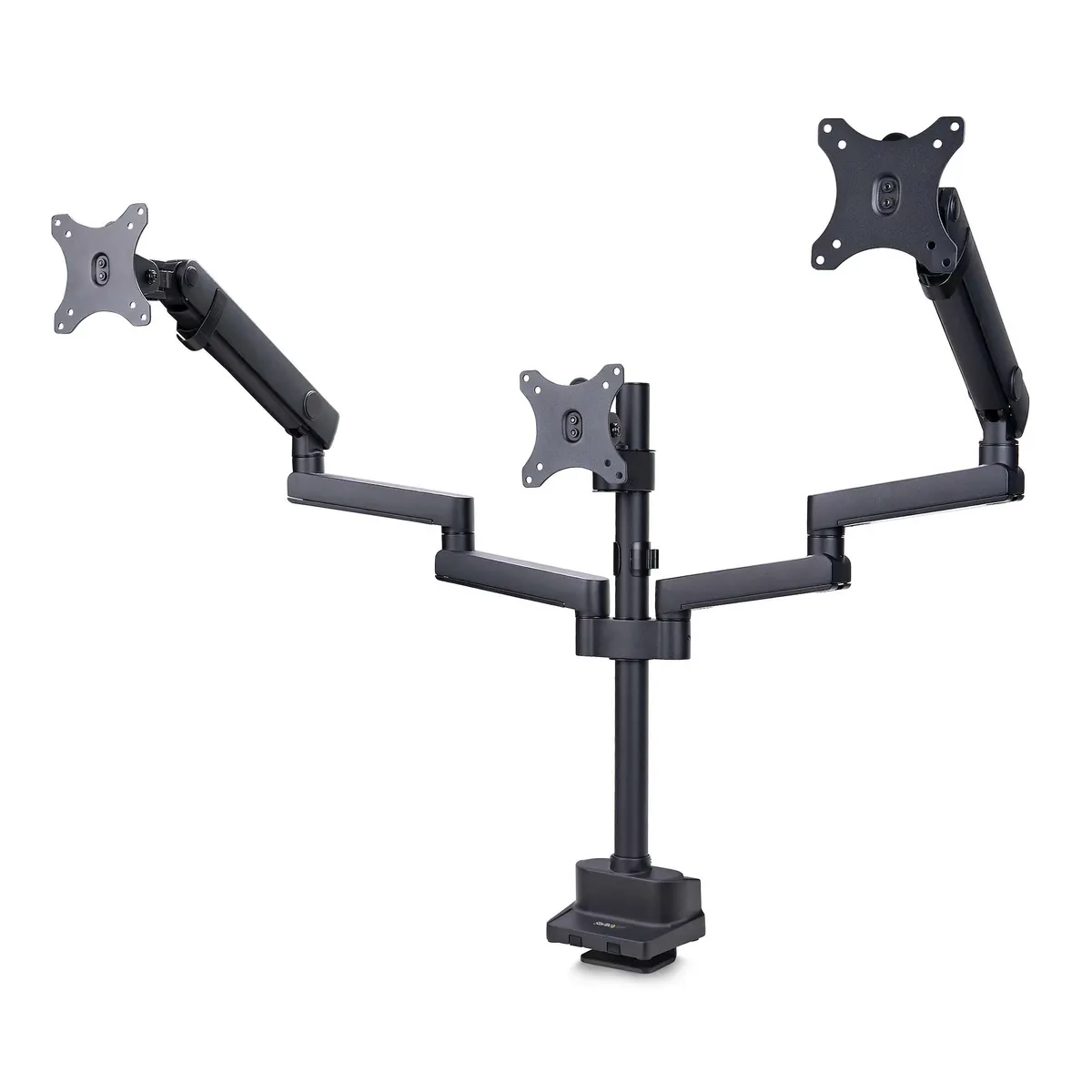 Startech.com 3MP2AG-MONITOR-ARM hárommonitoros asztali monitorkar 27" állítható magasság -90..90 billentés VESA 75x75-100x100 fekete #1