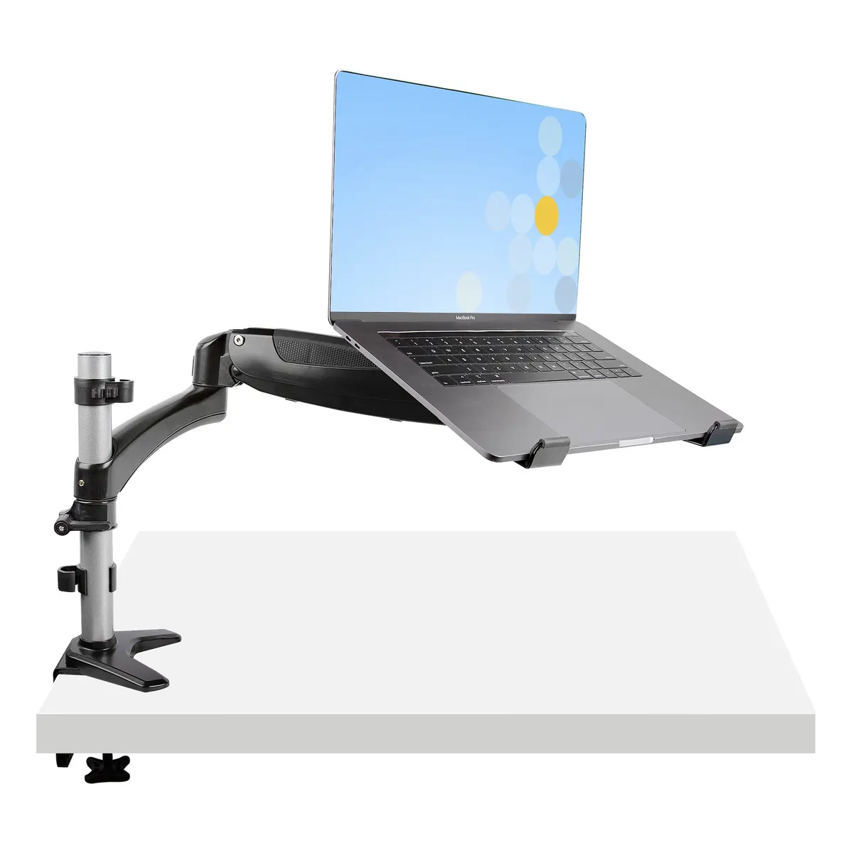 StarTech.com ARMUNONB1 asztali monitor- és laptop kar fekete alumínium -180-180, -85-90, 360 szélesség 570 mm, mélység 320 mm, magasság 310 mm #1