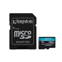 Kingston SDCG4-256GB Canvas Go Plus Gen4 U3 V30 A2 adapter 200MBps