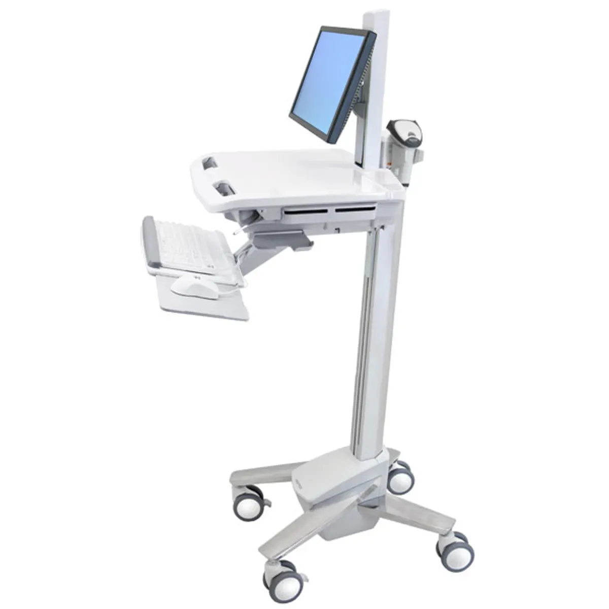 Ergotron SV40-6300-0 StyleView Cart fehér laptophoz gurulós multimédia állvány #1