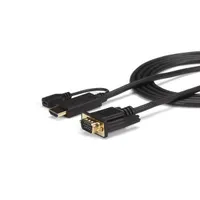 Startech.com HD2VGAMM6 HDMI-VGA adapter kábel 1,9 m VGA HDMI Micro USB