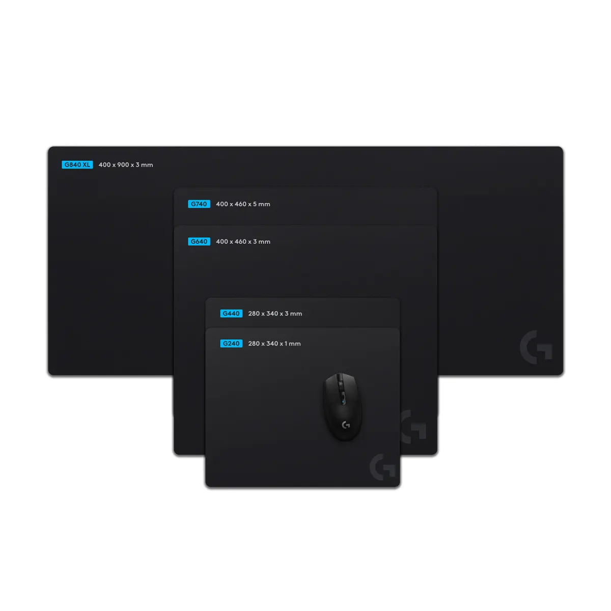 Logitech 943-000785 G240 szövetes gaming egérpad #1