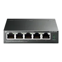 TP-Link TL-SG105PE 5-portos gigabit easy smart switch 4 PoE port 65 W PoE budget 802.3af és 802.3at