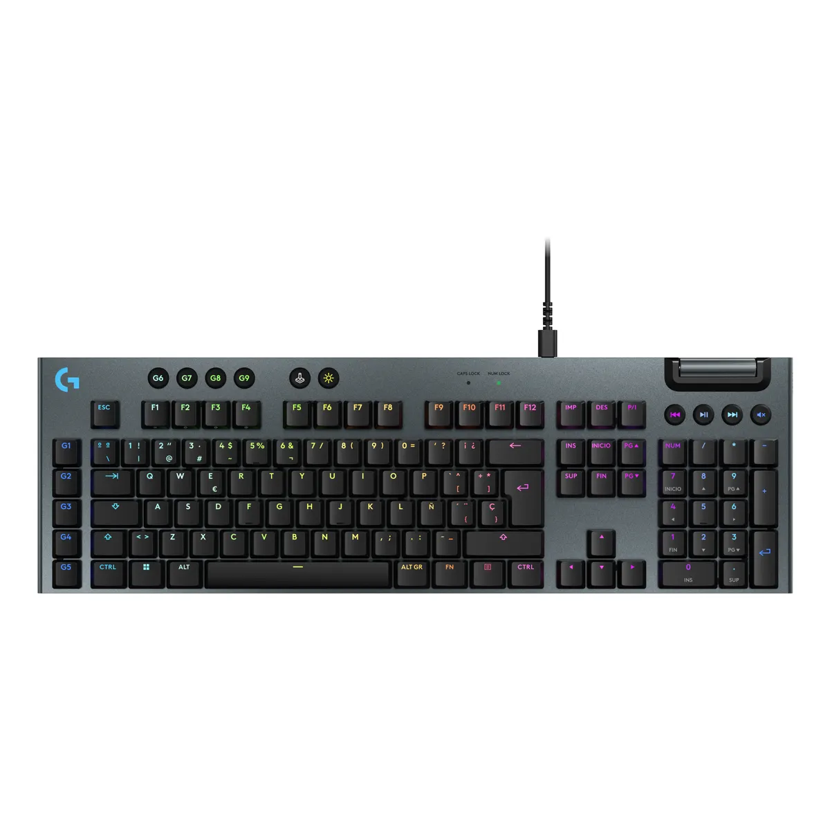 Logitech 920-012943 G915 X vezetékes billentyűzet RGB 1,8 m fekete #1