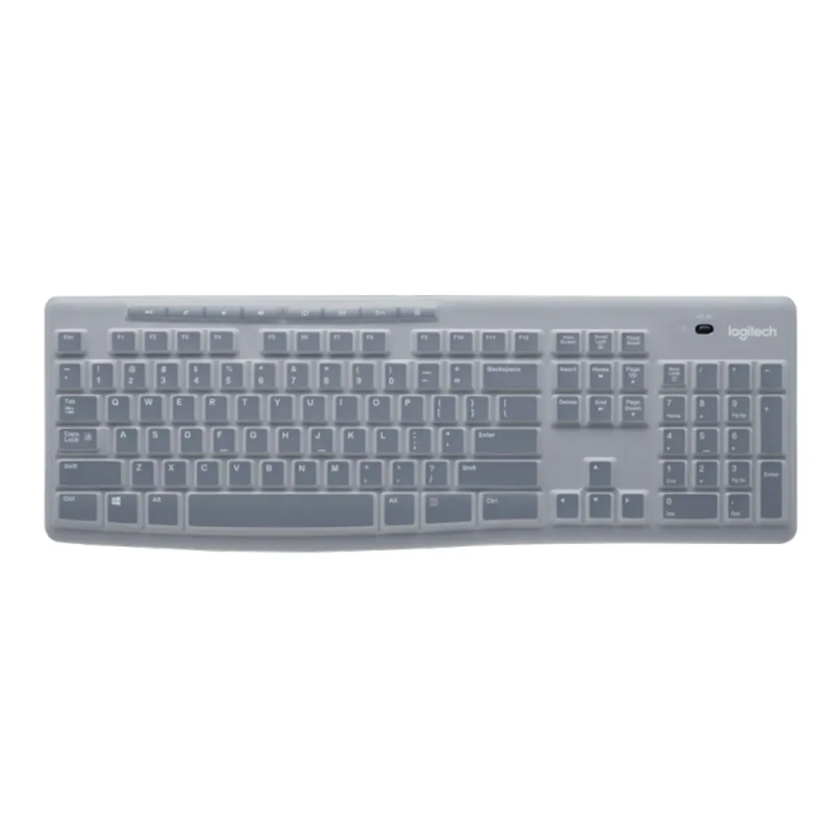 Logitech 956-000020 K270 védőborítás szilikon átlátszó #1