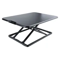 Startech.com LAPTOP-SIT-STAND Laptop-sit-stand emelő 45-405 mm magasságbeállítás 470x670 mm acél fekete