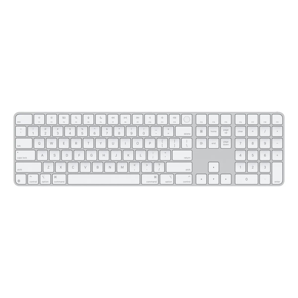 Apple MXK73LB/A Magic Keyboard Touch ID numerikus billentyűzet USB-C fehér QWERTY #1
