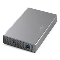Assmann DA-71106-1 HDD-ház 2,5–3,5" USB 3.0 SATA III alumínium 16 TB