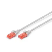 Assmann DK-1612-020 cat6 U/UTP hálózati kábel RJ-45-RJ-45 2 m szürke