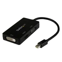 Startech.com MDP2VGDVHD Mini DisplayPort VGA DVI-D HDMI adapter 0,15 m