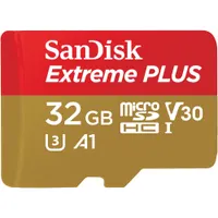 Sandisk SDSQXBG-032G-GN6MA Extreme Plus microSDHC 32GB UHS-I A1 V30