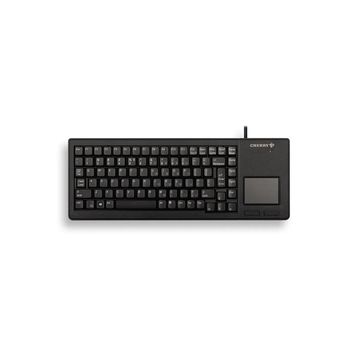 Cherry G84-5500LUMPN-2 XS Touchpad egyenes, vezetékes USB, mechanikus billentyűkapcsoló, QWERTY, 89 billentyű, 2,5 m, fekete, irodai #1