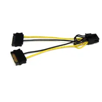 Startech.com SATPCIEX8ADP 6 sata-to-pcie adapter sata 15-tűs pci-e 8-pin kábelhossz 0,15 m