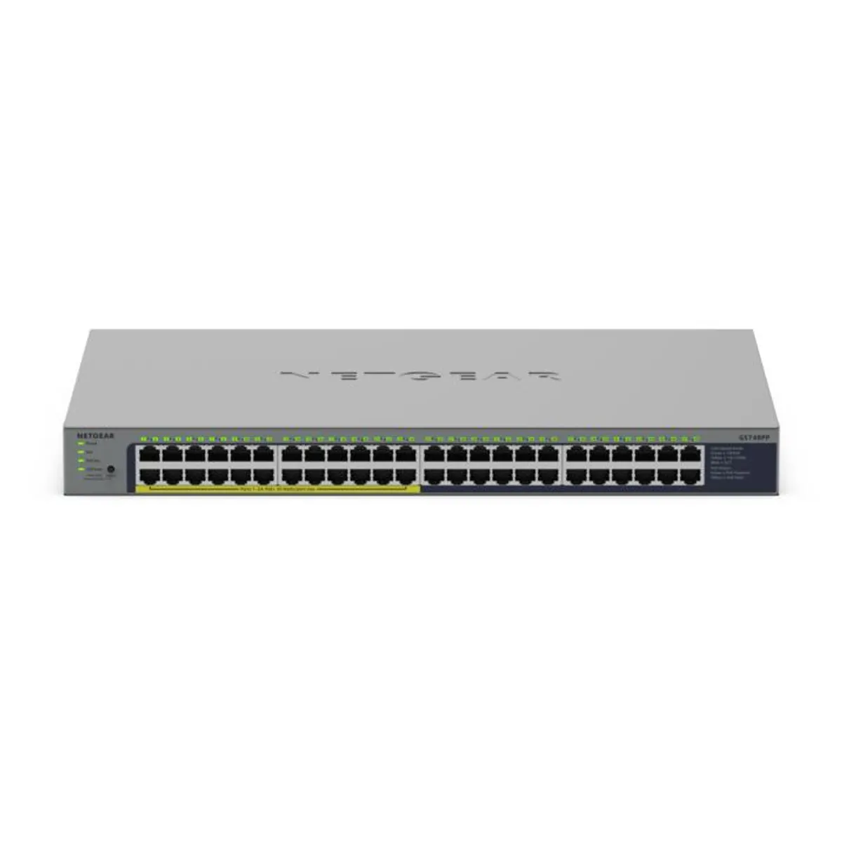 Netgear GS748PP-100EUS GS748PP 48-portos 1G PoE nem menedzselt rack-mount #1